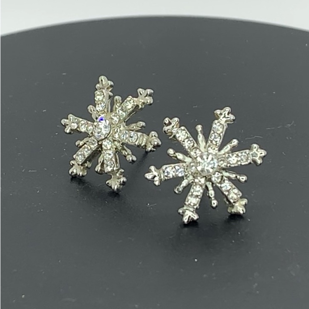 Snowflake CZ Earrings